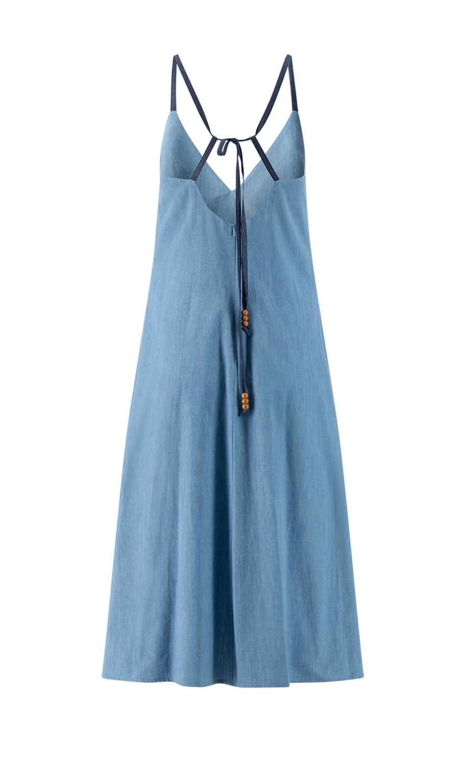 Boulevard Dress in Denim - PERIPHERY