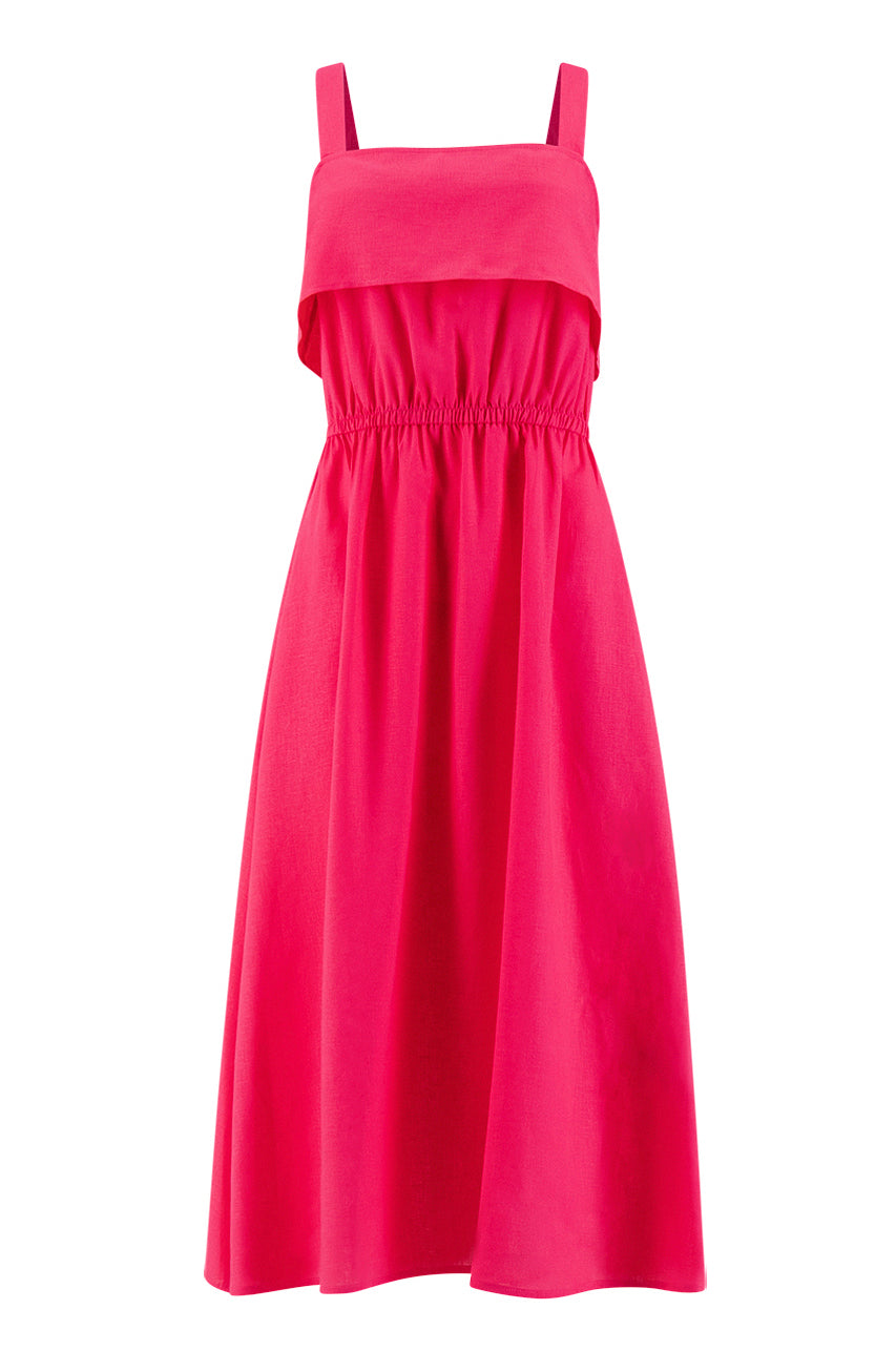 Aurelia Dress in Hot Pink - PERIPHERY